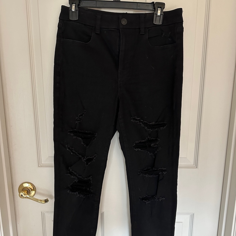 American Eagle Black Next Level Stretch Jeans